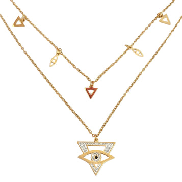 The Golden Gaze Layered Necklace