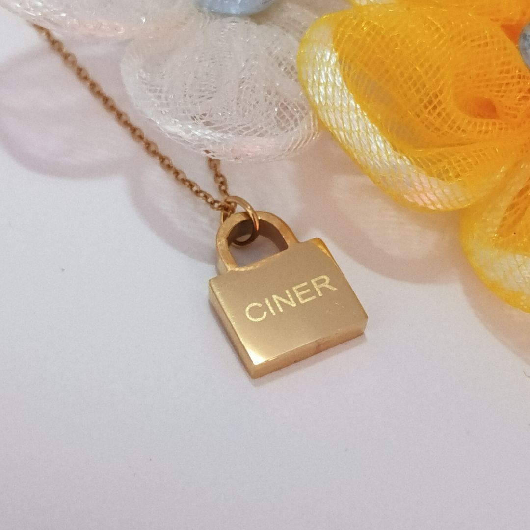 Padlock Pendant Necklace
