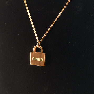 Padlock Pendant Necklace
