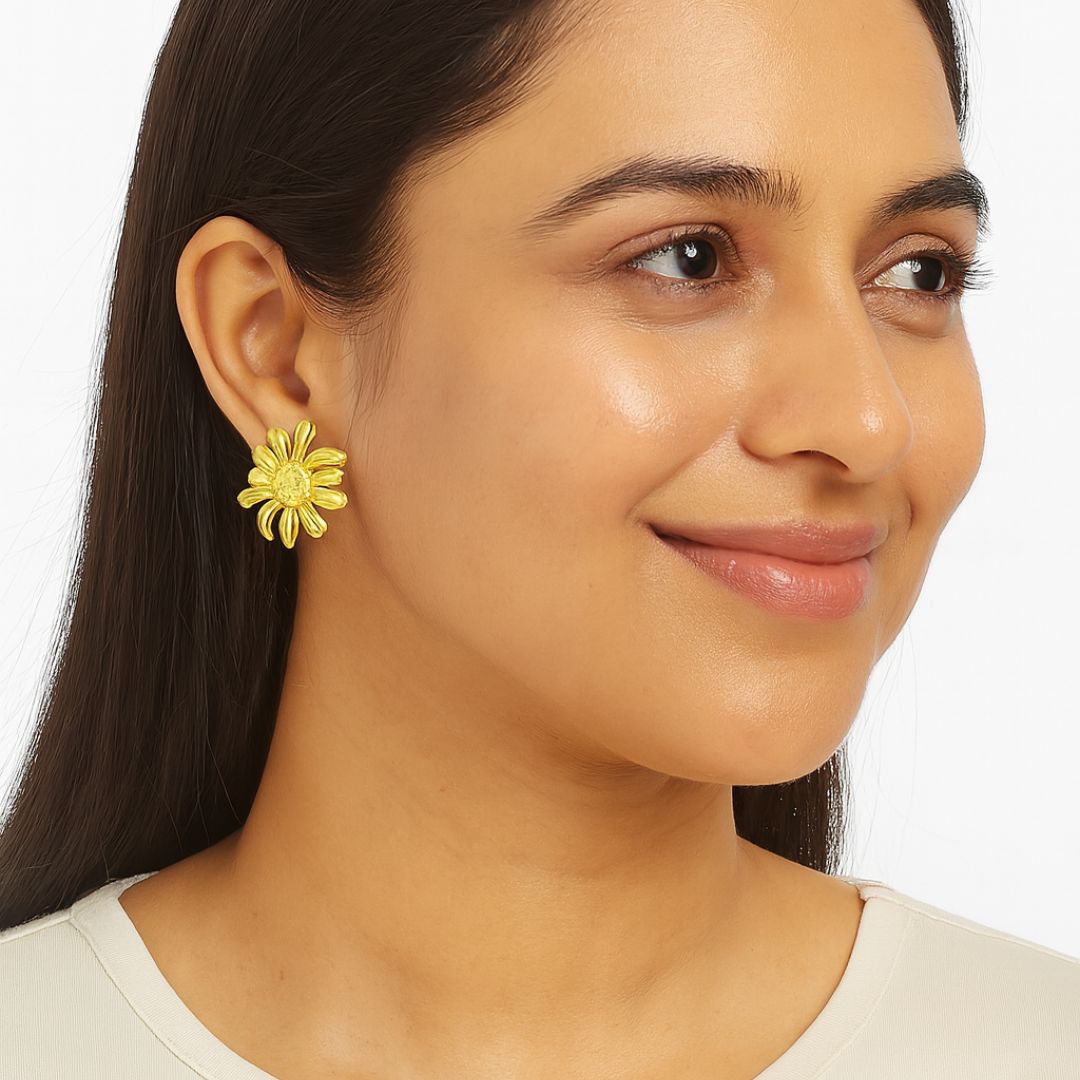 Floral Stud Earrings