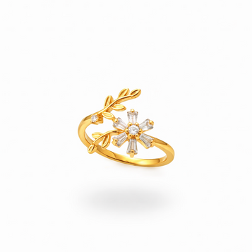 Petals of Solstice Ring