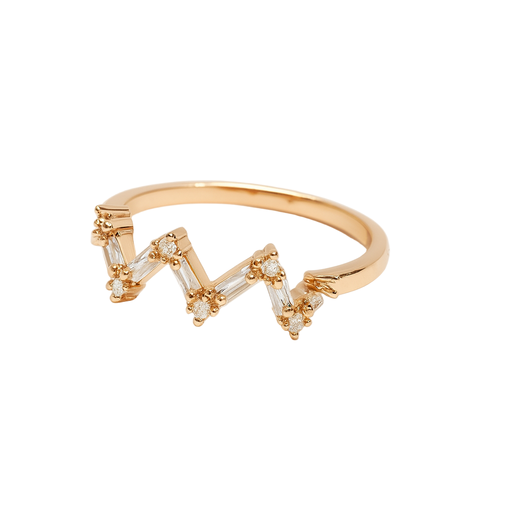 Bold Zig-Zag Ring