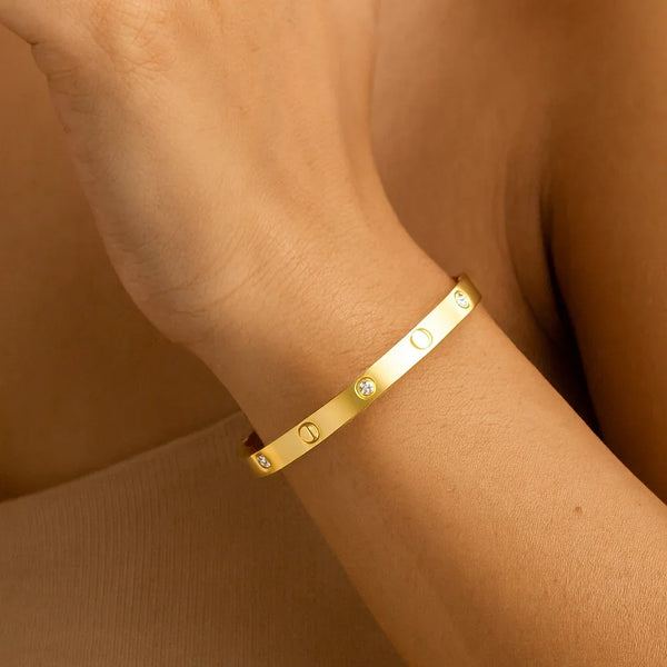 Luxury Crystal-Studded Bracelet