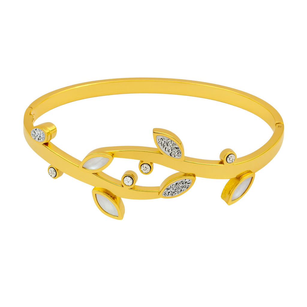 Floral Leaf Design Bracelet