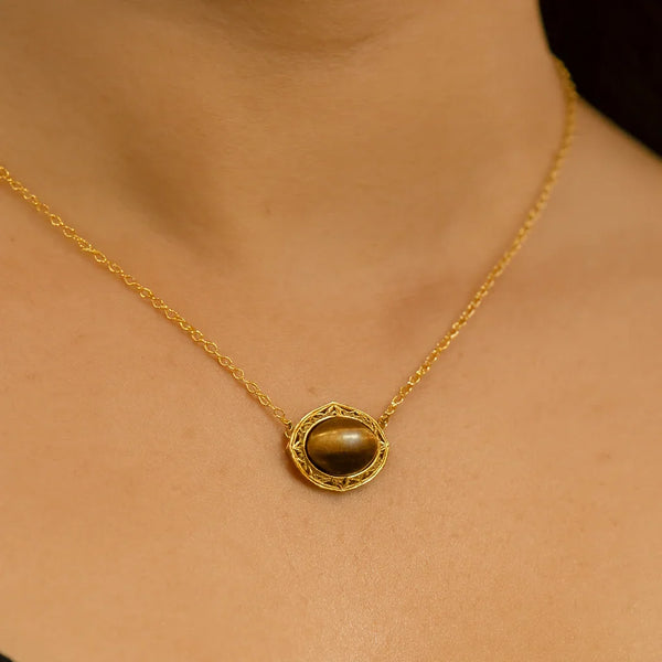 Tiger’s Eye Stone Pendant