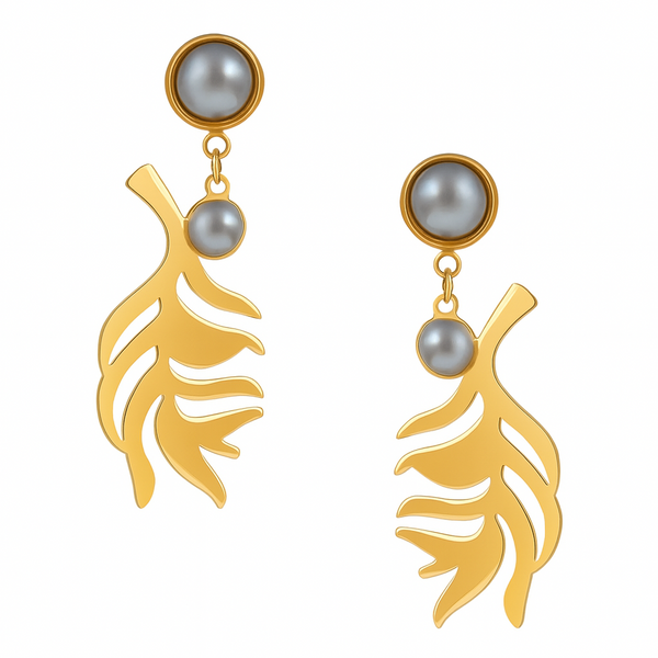 The Leaf Dangle Earrings