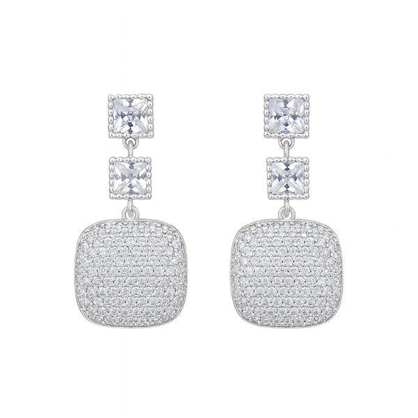 Dazzling Art Deco Drop Earrings