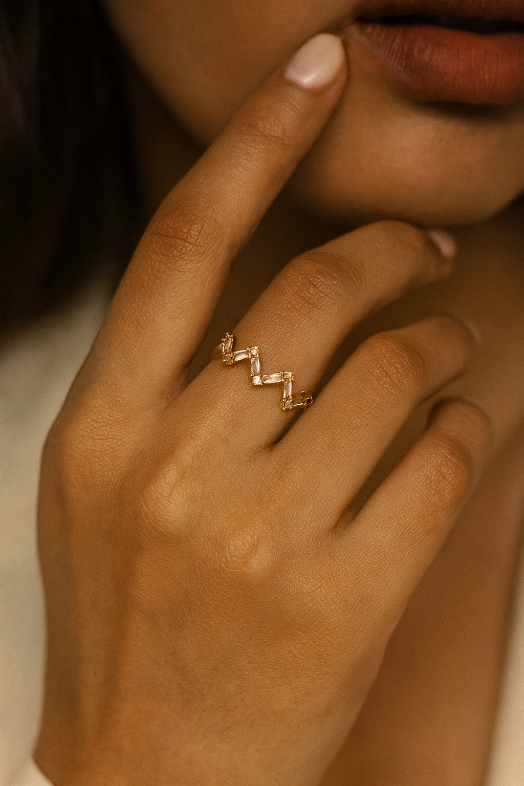 Bold Zig-Zag Ring