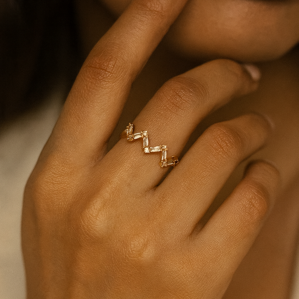 Bold Zig-Zag Ring