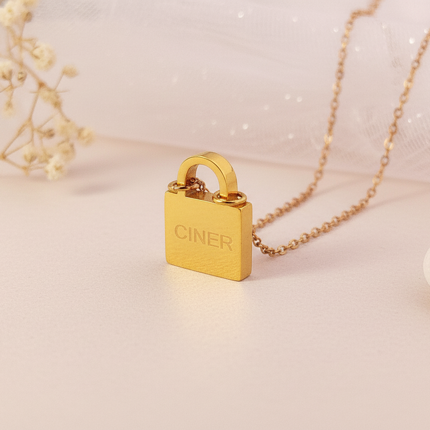 Padlock Pendant Necklace