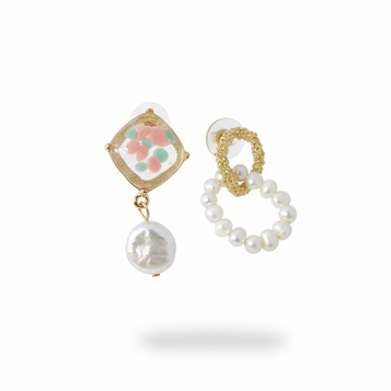 Coastal Pearl Duo Earrings