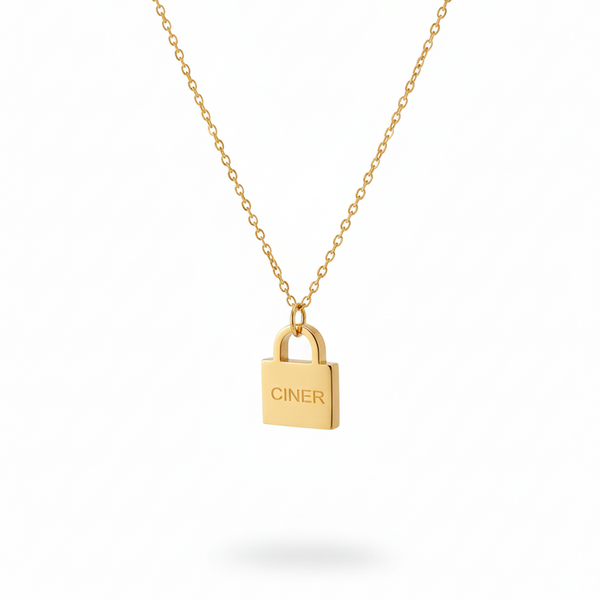 Padlock Pendant Necklace
