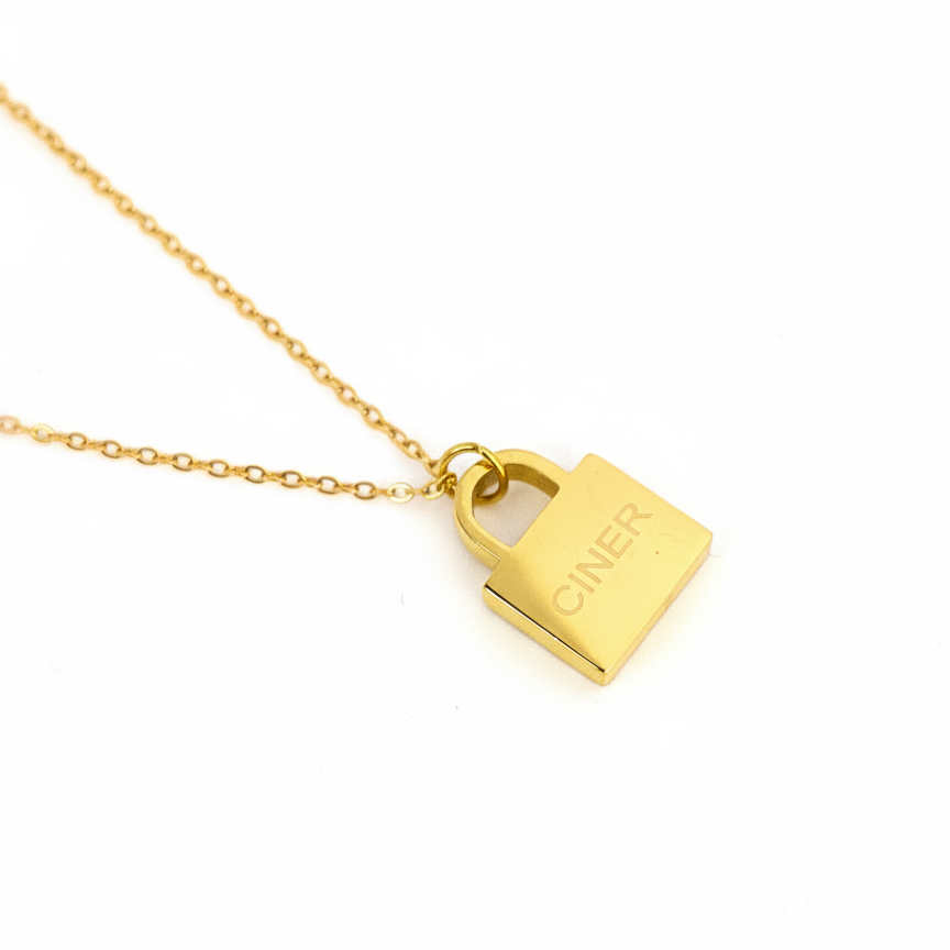 Padlock Pendant Necklace