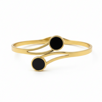 Elegant Gold Coil Bracelet