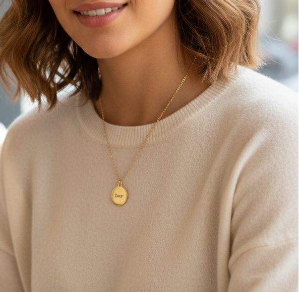 “Dear Gold Pendant – A Message Close to the Heart”