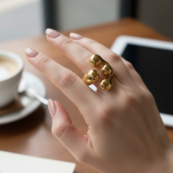 The Liquid Gold Statement Ring Special offer