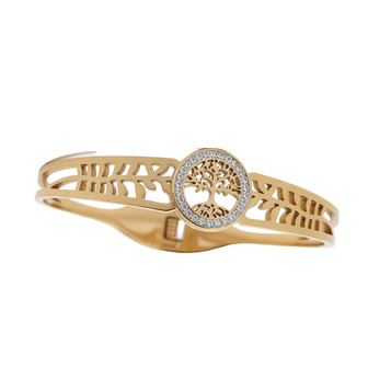 The Golden Tree of Life Bangle