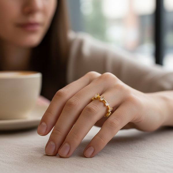 Eternity Baguette-Cut Ring