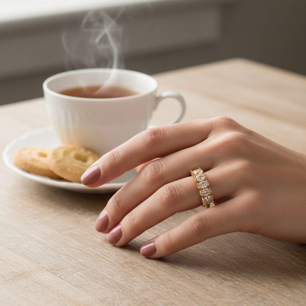 Eternal Glow Gold Ring