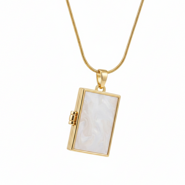 Petite Floral Locket Pendant - Openable – Indivya Designs