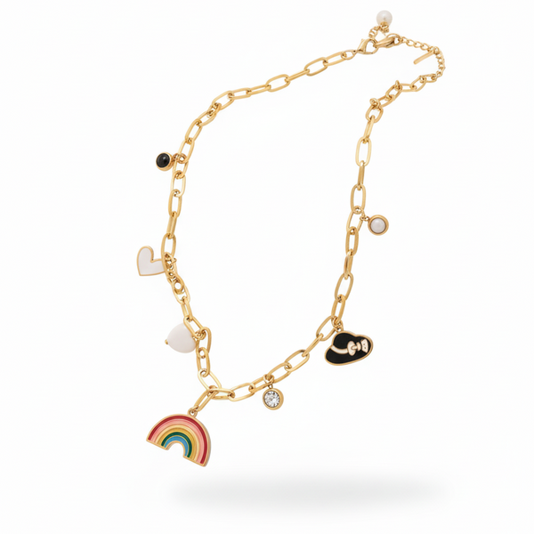 Whimsical Charm Necklace: A Touch of Joy