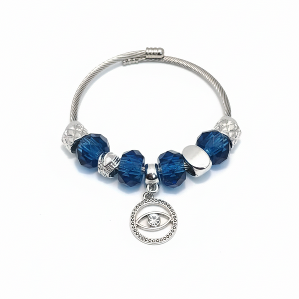 The Sapphire Gaze evil eye Bracelet