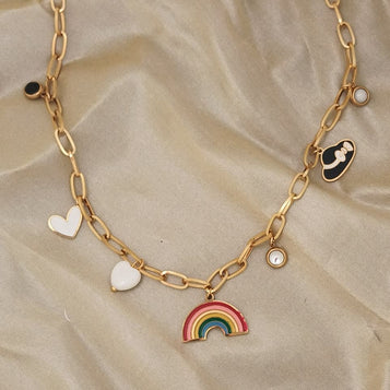 Whimsical Charm Necklace: A Touch of Joy