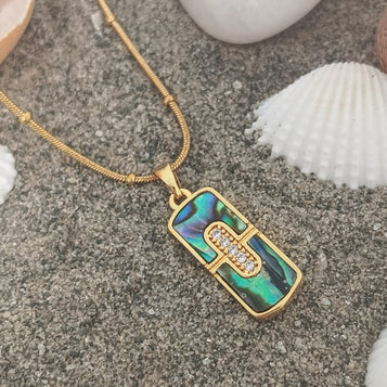 Iridescent Mosaic Pendant