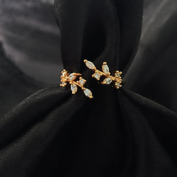 Gracevine CZ Gold Ring