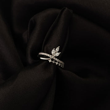 "Refined Radiance: The Sculpted Marquise Ring" Anniversary special